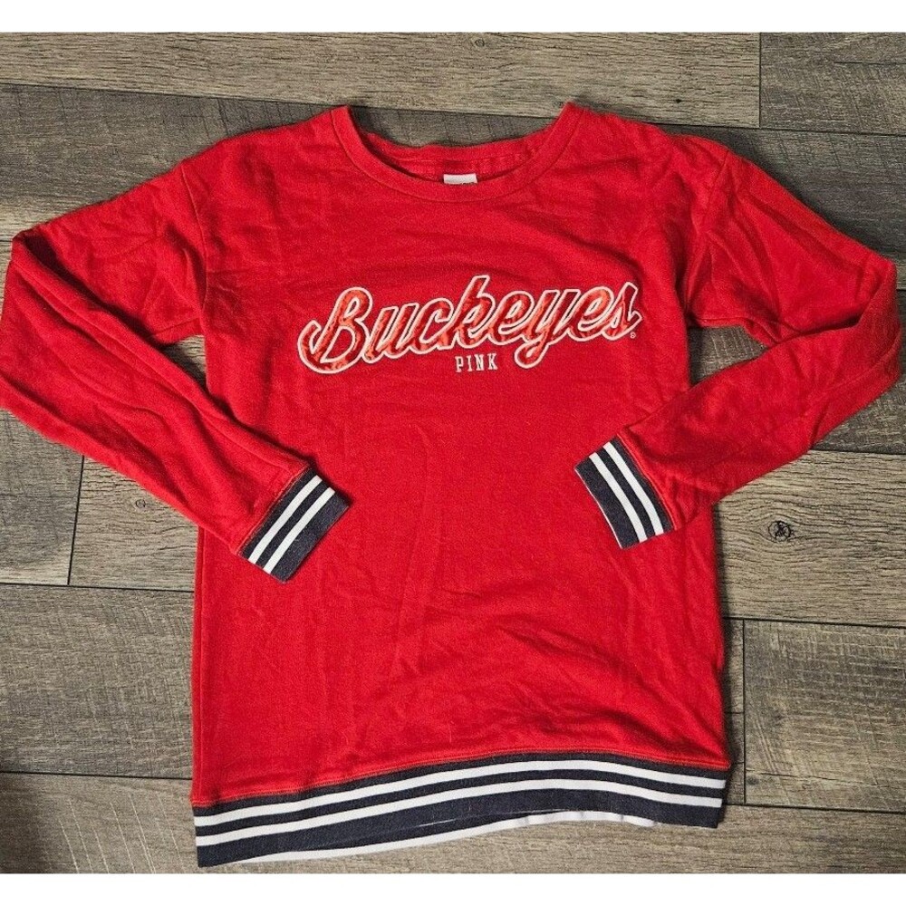 Ohio State Buckeyes Victoria's Secret Pink Crewneck Sweatshirt Medium